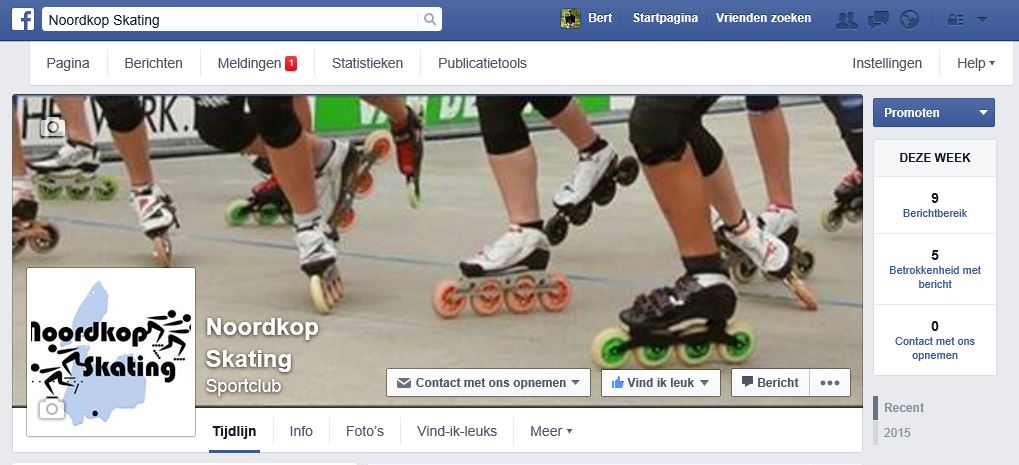 Wij staan ook op facebook